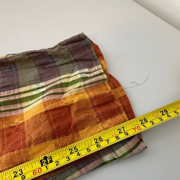 Ace & Jig Metallic Plaid Bailey Pull On Pants | Size Medium - Picture 9 of 10